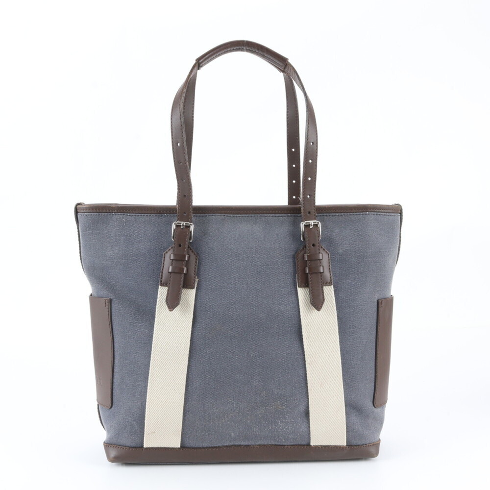 Coach 70896 Leather Canvas Tote Bag Shoulder for Men